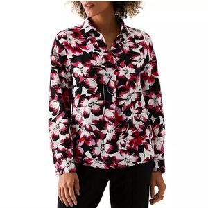 NEW RAFAELLA Women's Floral Shirt - Size M